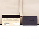 1999 Beige Vitello Leather Flap Crossbody Bag