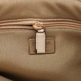 1999 Beige Vitello Leather Flap Crossbody Bag