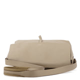 1999 Beige Vitello Leather Flap Crossbody Bag