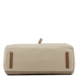 1999 Beige Vitello Leather Flap Crossbody Bag