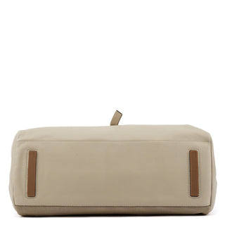 1999 Beige Vitello Leather Flap Crossbody Bag