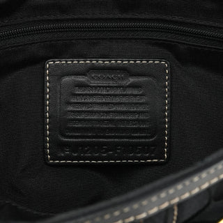 F10507 Black Signature Hamptons Tote Bag
