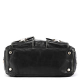 Black Leather Blake Shoulder Bag