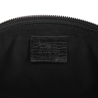 07198 Beige Matte Black GG Boat Pochette