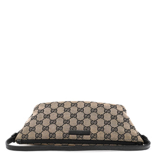 07198 Beige Matte Black GG Boat Pochette