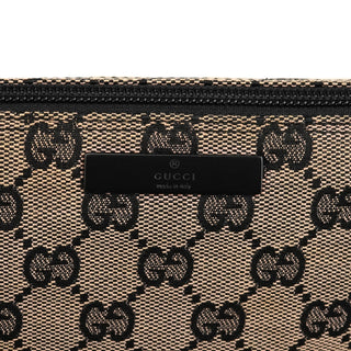 07198 Beige Matte Black GG Boat Pochette