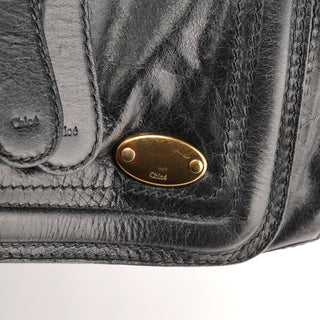 Anthracite Leather Bay Shoulder Bag
