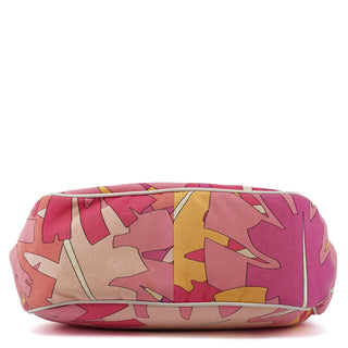Pink Multicolour Abstract Canvas Tote Bag