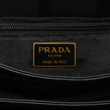 1995 Black Spazzolato Patent Leather Flap Shoulder Bag