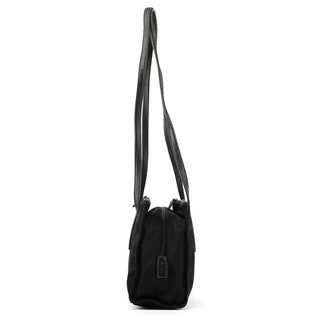 1995 Black Tessuto Nappa Nylon Tote Bag