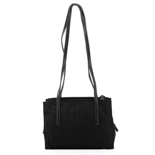 1995 Black Tessuto Nappa Nylon Tote Bag