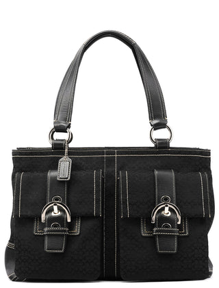6427 Black Signature Soho Tote Bag