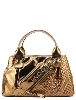 Bronze Metallic Leather Irina Tote Bag