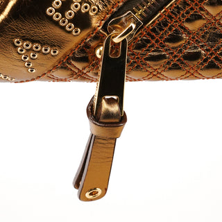 Bronze Metallic Leather Irina Tote Bag