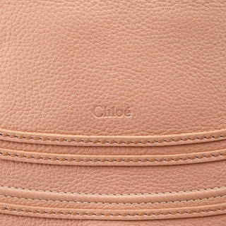 Pink Pebbled Leather Marcie Shoulder Bag