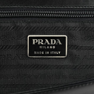 Black Vitello Leather Flap Shoulder Bag