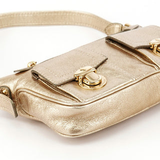 Metallic Leather Blake Shoulder Bag