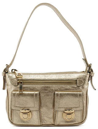 Metallic Leather Blake Shoulder Bag