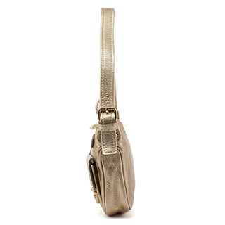 Metallic Leather Blake Shoulder Bag