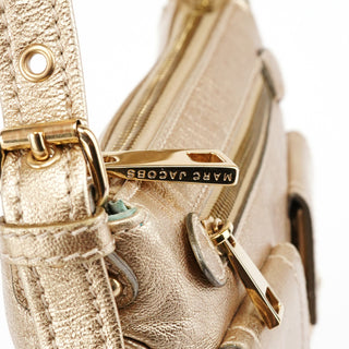 Metallic Leather Blake Shoulder Bag