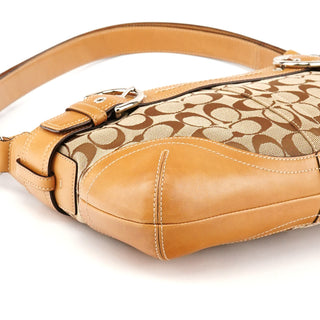 7077 Beige Tan Signature Soho 2-Way Bag