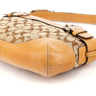 7077 Beige Tan Signature Soho 2-Way Bag