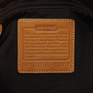 7077 Beige Tan Signature Soho 2-Way Bag