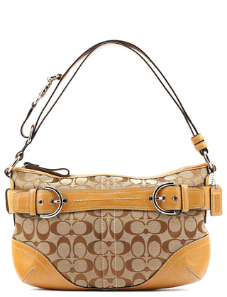 7077 Beige Tan Signature Soho 2-Way Bag