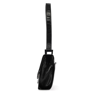 1996 Black Madras Swing Shoulder Bag