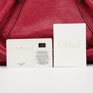 Pink Leather Paraty 2-Way Bag
