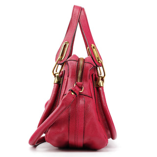 Pink Leather Paraty 2-Way Bag