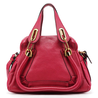 Pink Leather Paraty 2-Way Bag