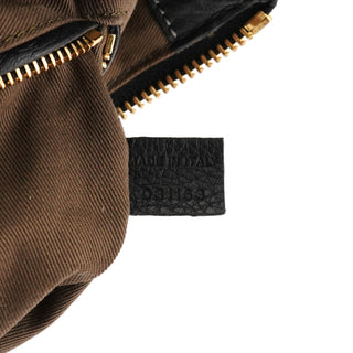 Black Pebbled Leather Marcie 2-Way Bag