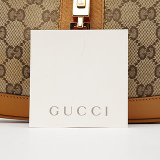 001 3735 Beige Tan GG Jackie Shoulder Bag