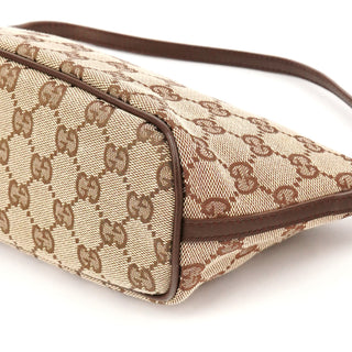 07198 Beige Brown GG Boat Pochette