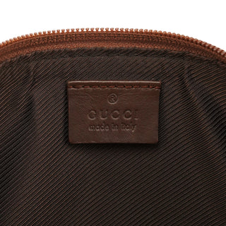 07198 Beige Brown GG Boat Pochette