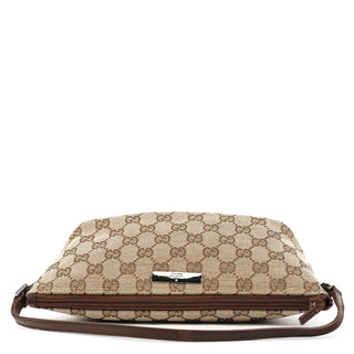 07198 Beige Brown GG Boat Pochette