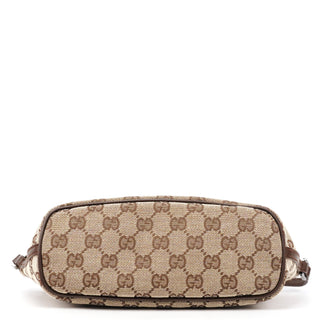 07198 Beige Brown GG Boat Pochette