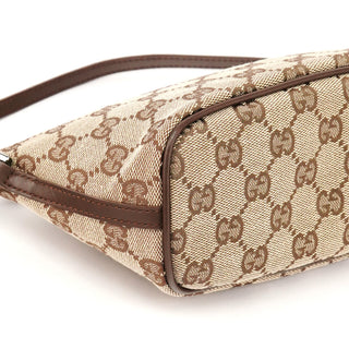 07198 Beige Brown GG Boat Pochette