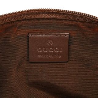 039 1103 Beige Brown GG Boat Pochette