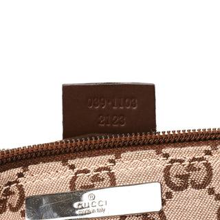 039 1103 Beige Brown GG Boat Pochette