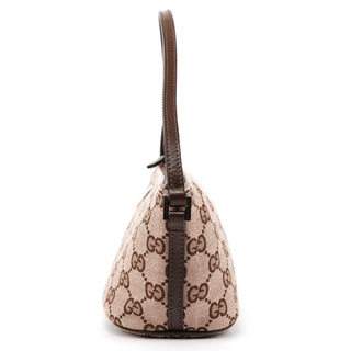 039 1103 Beige Brown GG Boat Pochette