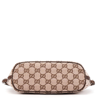 039 1103 Beige Brown GG Boat Pochette