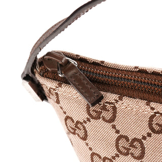 039 1103 Beige Brown GG Boat Pochette