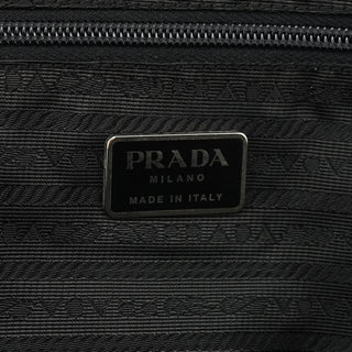 B9423 Grey Black Wool Leather Sport Tote Bag