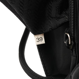 B6242 Black Tessuto City Nylon Tote Bag