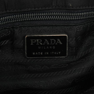 B6542 Black Tessuto Metallo Nylon Shoulder Bag