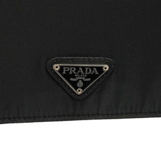 B6542 Black Tessuto Metallo Nylon Shoulder Bag
