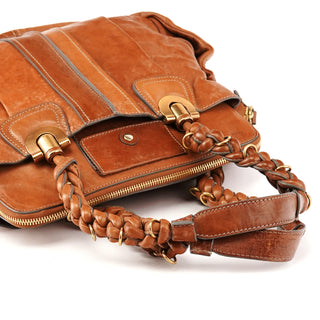 Brown Leather Heloise Tote Bag