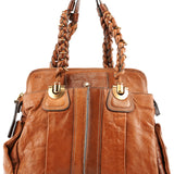 Sac cabas Heloise en cuir marron